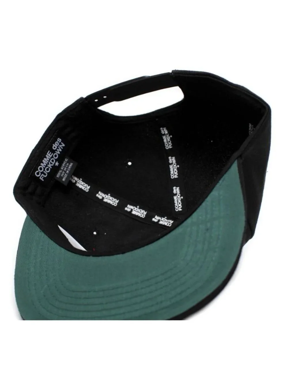 Vintage SSUR Comme Des Fuckdown Snapback Hat Black Streetwear Cap Archive New